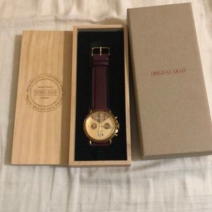 Original grain chronograph watch
